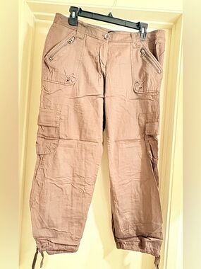 New York & Company Men's Cargo Pants in Light Brown